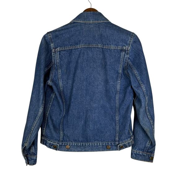 Vintage Learsi Medium Wash Denim 100% Cotton Jean Jacket - Picture 12 of 14